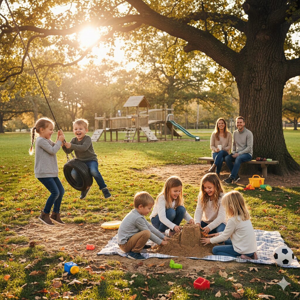 友達と遊んでいるイメージ画像
